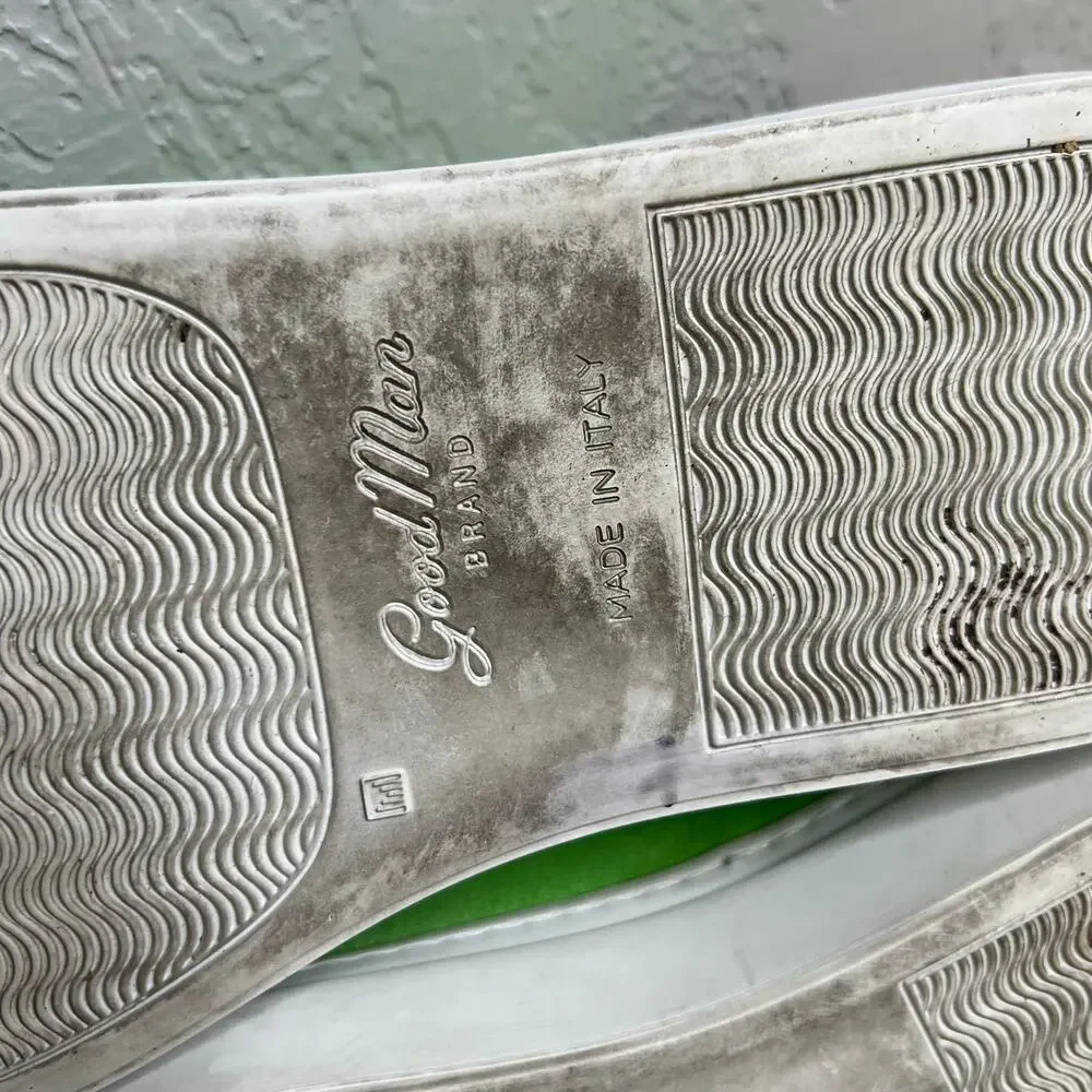 Good Man Brand Green Suede Low Top‎ Sneakers Made In Italy Men’s Size 9 Luxury